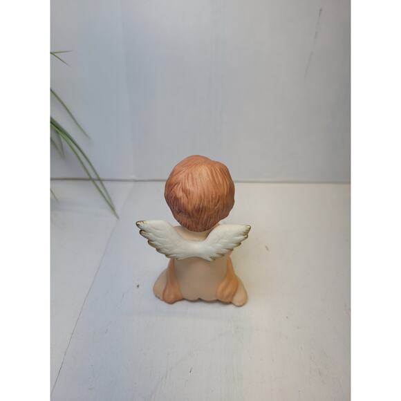 Vintage Heavenly Cherub 1430 Homco Figurine - Picture 2 of 3